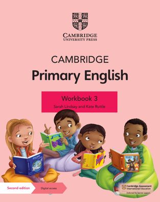 Cover for Sarah Lindsay · Cambridge Primary English Workbook 3 with Digital Access (1 Year) - Cambridge Primary English (Book) [2 Revised edition] (2021)