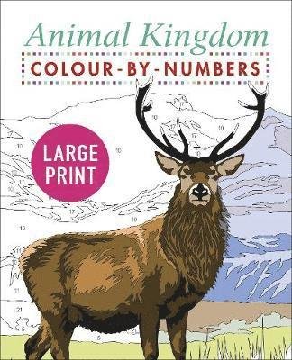 Large Print Animal Kingdom Colour-by-Numbers - Arcturus Large Print Colour by Numbers Collection - David Woodroffe - Libros - Arcturus Publishing Ltd - 9781398803558 - 1 de julio de 2021