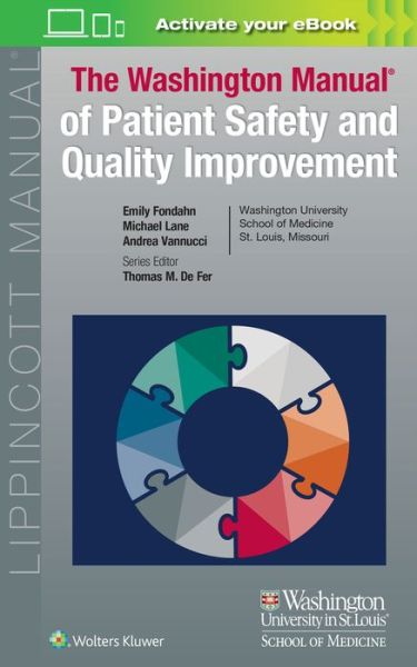 Cover for Emily Fondahn · Washington Manual of Patient Safety and Quality Improvement - Lippincott Manual Series (Paperback Book) (2016)