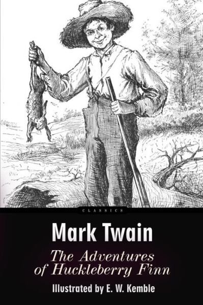 Cover for Mark Twain · The Adventures of Huckleberry Finn: Illustrated (Paperback Bog) (2015)