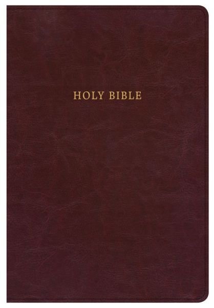 Cover for CSB Bibles by Holman CSB Bibles by Holman · KJV Super Giant Print Reference Bible, Classic Burgundy LeatherTouch (Lederbuch) (2018)