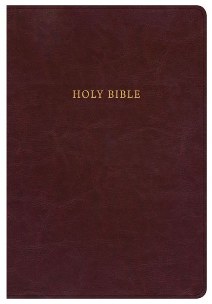 Cover for CSB Bibles by Holman CSB Bibles by Holman · KJV Super Giant Print Reference Bible, Classic Burgundy LeatherTouch (Læderbog) (2018)