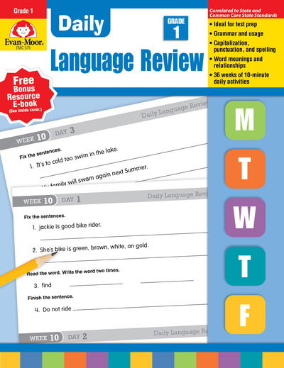 Cover for Jill Norris · Daily Language Review, Grade 1 (Teacher) (Paperback Book) (1998)