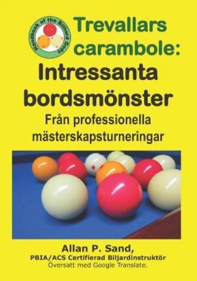 Cover for Allan P Sand · Trevallars Carambole - Intressanta Bordsm nster (Taschenbuch) (2019)