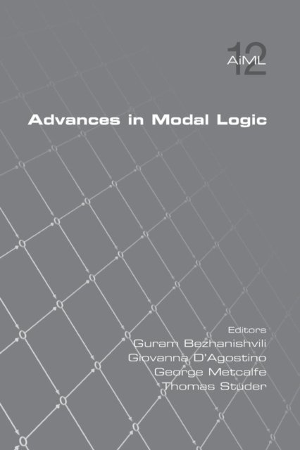 Cover for Guran Bezhanishvili · Advances in Modal Logic, Volume 12 (Taschenbuch) (2018)