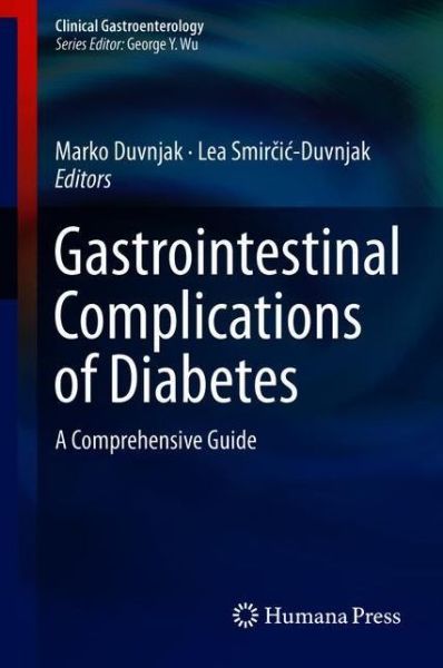 Cover for Duvnjak · Gastrointestinal Complications of Diabetes (Book) [1st ed. 2018 edition] (2018)
