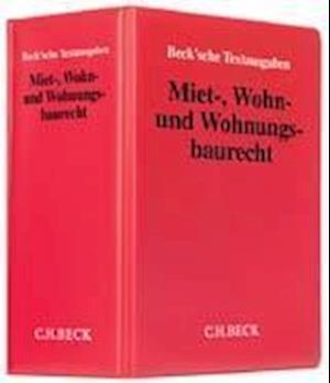 Cover for Miet-, Wohn- und Wohnungsbaurecht (ohne Fortsetzungsnotierung). Inkl. 49. Ergnzungslieferung. (Spiral Book) (2003)