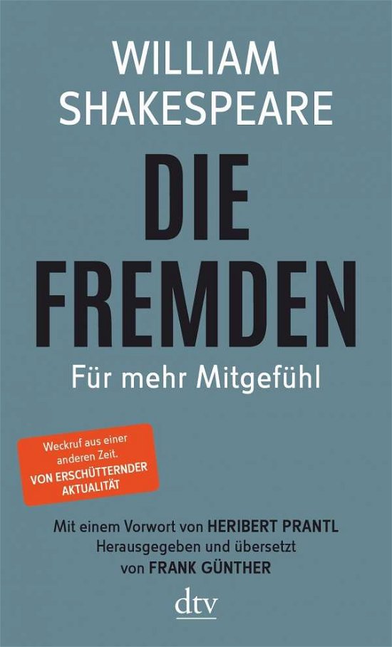 Cover for William Shakespeare · Die Fremden (Paperback Book) (2016)
