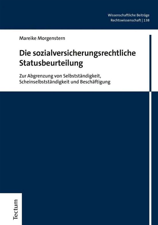 Cover for Morgenstern · Die sozialversicherungsrech (Bog) (2020)