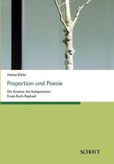 Cover for Ehrler · Proportion und Poesie (Buch) (2018)