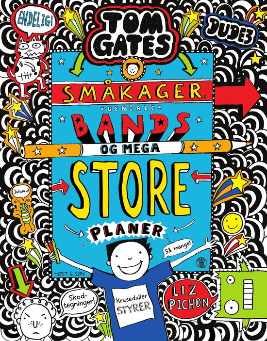 Tom Gates: Tom Gates 14 - Småkager, geniale bands og mega store planer - Liz Pichon - Bøger - Høst og Søn - 9788702346558 - 28. juni 2022