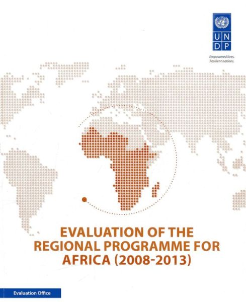 Cover for United Nations Development Programme · Evaluation of the regional programme for Africa (2008-2013) (Paperback Book) (2013)