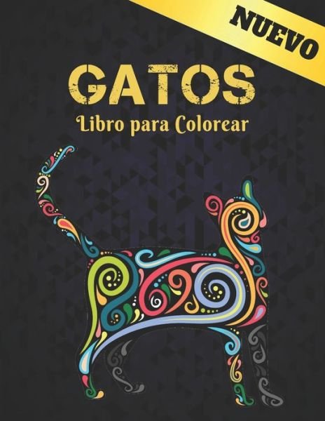 Cover for Qta World · Gatos Libro para Colorear: Libro de Colorear para Adultos 50 Gatos de una cara Libro de Colorear 100 Paginas Alivio del Estres Libro de Colorear Gatos Regalo para amantes de los Gatos (Paperback Bog) (2021)