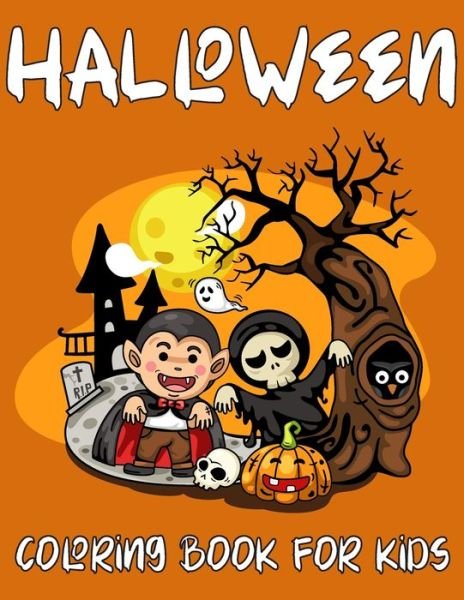 Halloween Coloring Book For Kids - Zymae Publishing - Książki - Independently Published - 9798688247558 - 20 września 2020