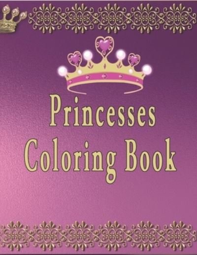Cover for A Adam · Princess Coloring Book (Pocketbok) (2020)