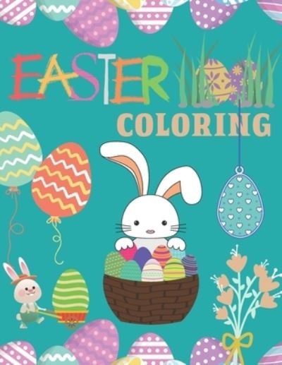 Cover for Red Bridge Press · Easter Coloring: An Activity Book For Kids (Easter Egg Hunt) (Pocketbok) (2021)