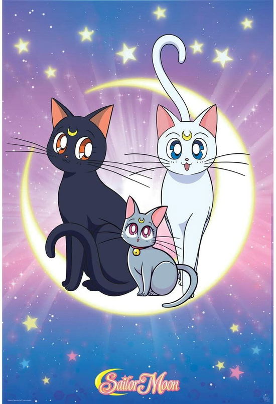 SAILOR MOON - Poster Luna, Artemis & Diana (91.5 - Großes Poster - Merchandise -  - 3665361067559 - 7. februar 2019