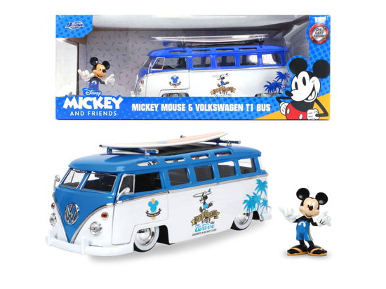 Disney: Jada Toys - Mickey Van With Figure In 1:24 Scale Die-Cast With Figure - Jada - Merchandise - Dickie Spielzeug - 4006333079559 - July 22, 2022