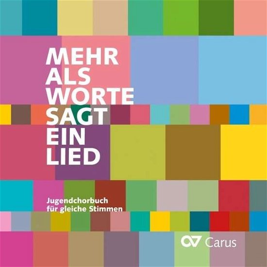 Cover for Mayr / Dücker / Mädchenkantorei Domkirche St.eberhard · Mehr Als Worte Sagt Ein Lied-jugendchorbuch Für (CD) (2015)