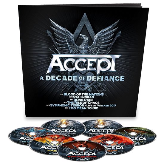 Cover for Accept · Decade Of Defiance Box Set (CD) (2023)
