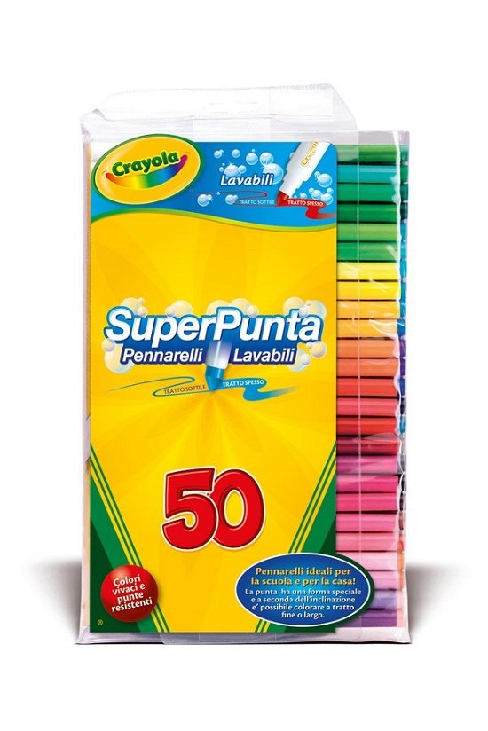 Crayola 7555 · Crayola 7555 - 50 Pennarelli Superpunta Lavabili (MERCH)