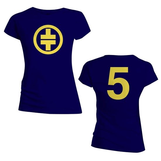 Cover for Take That · Five Logo Navy (T-shirt) [size XL] (2010)