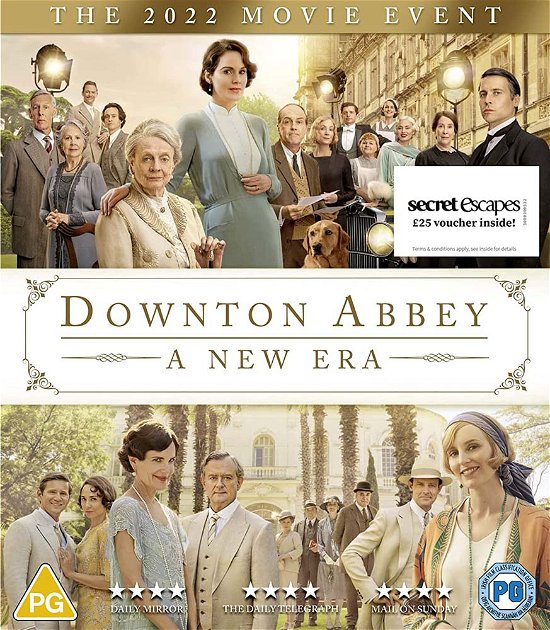 Cover for Downton Abbey a New Era BD · Downton Abbey: a New Era (Blu-ray) (2022)