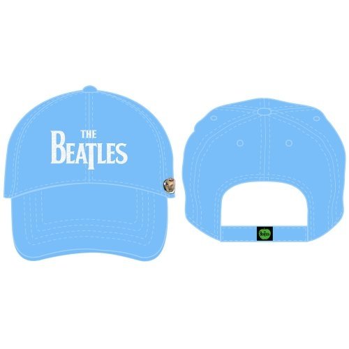 Cover for The Beatles · The Beatles Unisex Baseball Cap: Drop T Logo (Distressed / Badge) (Klær) [Blue - Unisex edition] (2014)