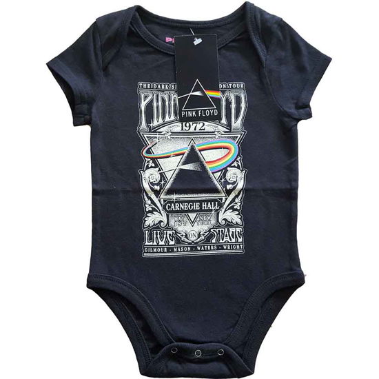 Pink Floyd Kids Baby Grow: Carnegie Hall Poster (9-12 Months) - Pink Floyd - Merchandise -  - 5056368657559 - 