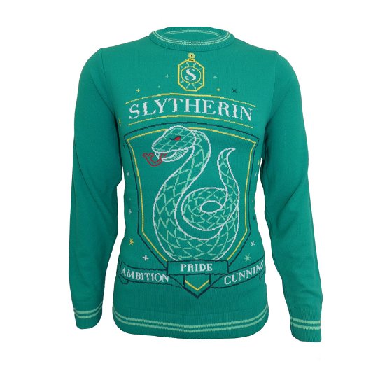 Cover for Harry Potter · Harry Potter Sweatshirt Christmas Jumper Slytherin (MERCH) (2022)