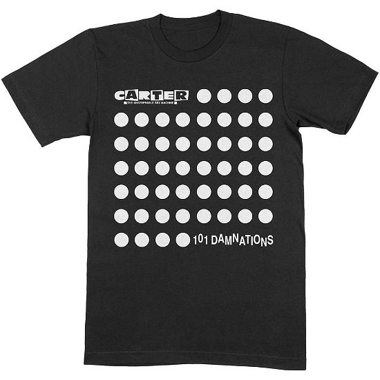 Carter USM Unisex T-Shirt: 101 Damnations - Carter USM - Marchandise -  - 5056561003559 - 