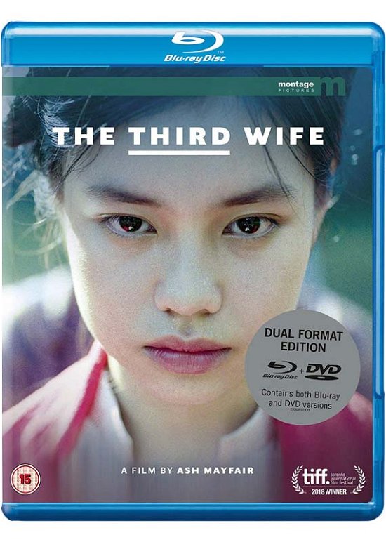 Cover for THE THIRD WIFE Montage Pictures Dual Format Bluray  DVD · The Third Wife Blu-Ray + (Blu-ray) (2019)