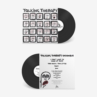 Cover for Talking Therapy Ensemble &amp; Emma-jean Thackray · Talking Therapy (LP) (2022)
