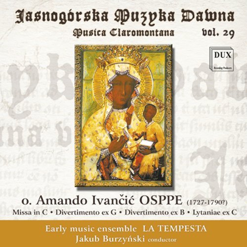 Cover for Osppe / La Tempesta / Burzynski · Musica Claromontana 29 (CD) (2008)