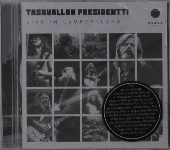 Cover for Tasavallan Presidentti · Live in Lambertland (CD) (2019)