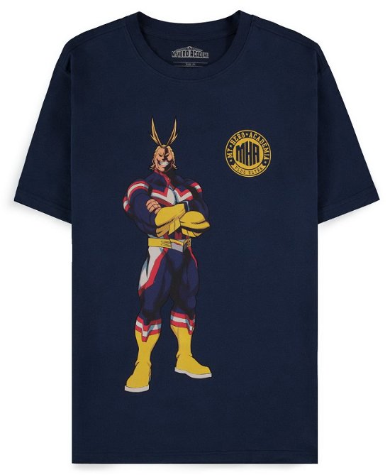 Cover for My Hero Academia · My Hero Academia: Navy All Might Quote Blue (T-Shirt Unisex Tg. L) (MERCH) (2023)