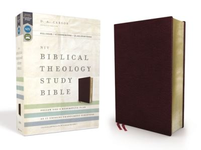 Cover for Zondervan · NIV, Biblical Theology Study Bible, Bonded Leather, Burgundy, Comfort Print Follow God's Redemptive Plan as It Unfolds throughout Scripture (Leather Book) (2018)