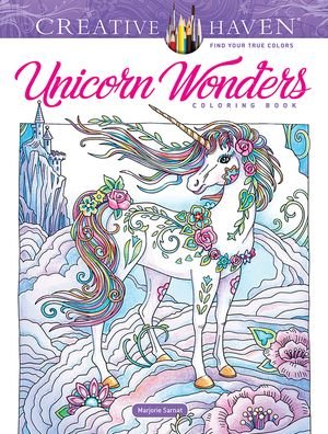 Cover for Marjorie Sarnat · Creative Haven Unicorn Wonders Coloring Book - Creative Haven (Paperback Bog) (2021)