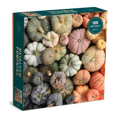 Cover for Galison · Heirloom Pumpkins 1000 Piece Puzzle in Square Box (GAME) (2021)