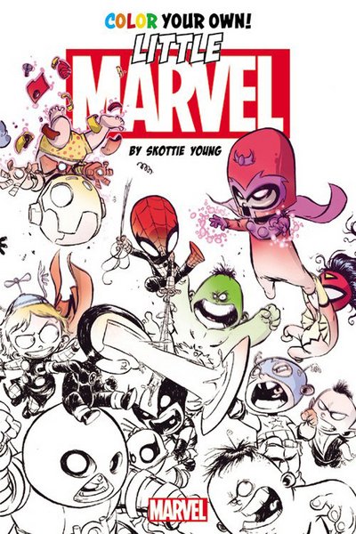 Cover for Skottie Young · Color Your Own Young Marvel By Skottie Young (Taschenbuch) (2016)