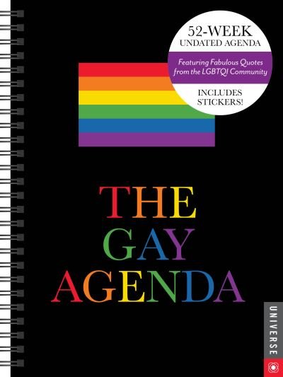 Cover for Universe Publishing · The Gay Agenda Perpetual Undated Calendar (Kalender) (2019)