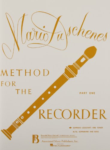 Cover for Mario Duschenes · Method for the Recorder: Soprano and Tenor, Part 1 (Paperback Book) (1986)