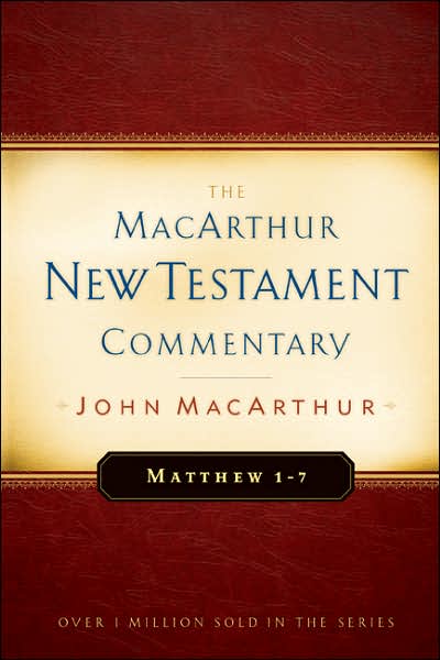 Cover for John F. MacArthur · Matthew 1-7 - MacArthur New Testament Commentary Series (Hardcover Book) (1985)