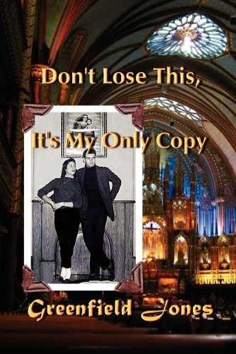 Cover for Greenfield Jones · Don't Lose This, It's My Only Copy and Other Stories (Paperback Book) (2012)
