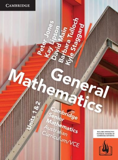 Cover for Peter Jones · CSM VCE General Mathematics Units 1 and 2 (Bog) [Student edition] (2015)