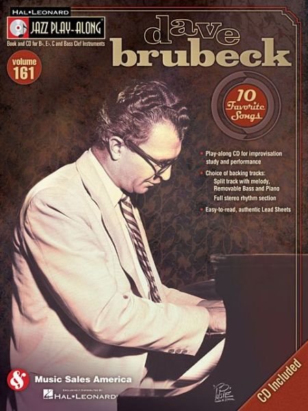 Jazz Play-Along Volume 161: Dave Brubeck - Dave Brubeck - Bøger - Hal Leonard Corporation - 9781458407559 - 1. oktober 2013