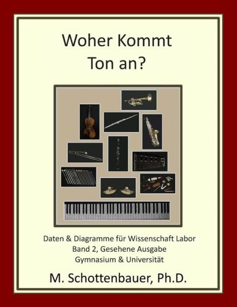 Cover for M Schottenbauer · Woher Kommt Ton An? Band 2: Gesehene Ausgabe: Daten &amp; Diagramme Fur Wissenschaft Labor (Paperback Bog) (2014)
