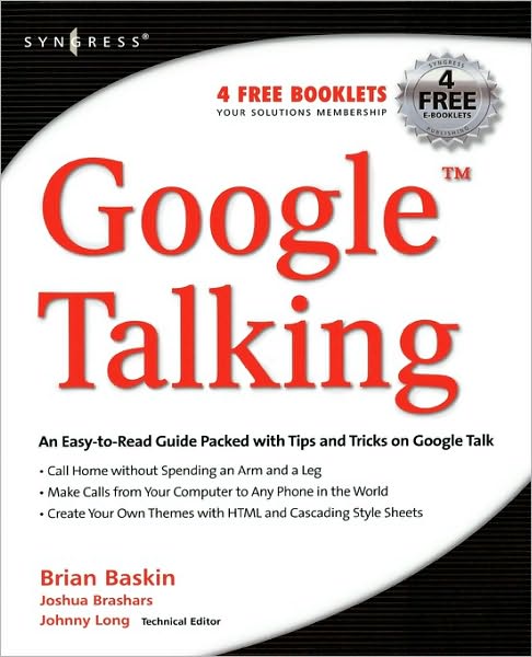 Cover for Brashars, Joshua (External Threat Assessment Team, Secure Science Corporation, San Diego, CA) · Google Talking (Paperback Book) (2006)