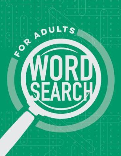 Cover for R Jane · Word Search For Adults (Paperback Book) (2019)