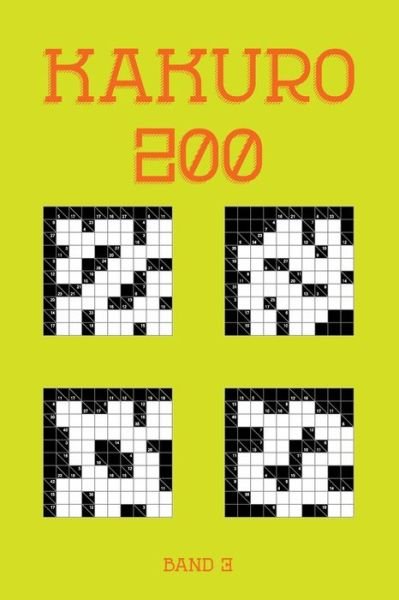 Cover for Tewebook Kakuro · Kakuro 200 Band 3 (Paperback Book) (2019)